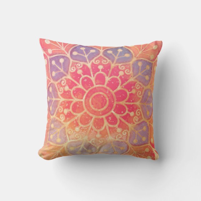 Coussin Serene Mandala (Recto)