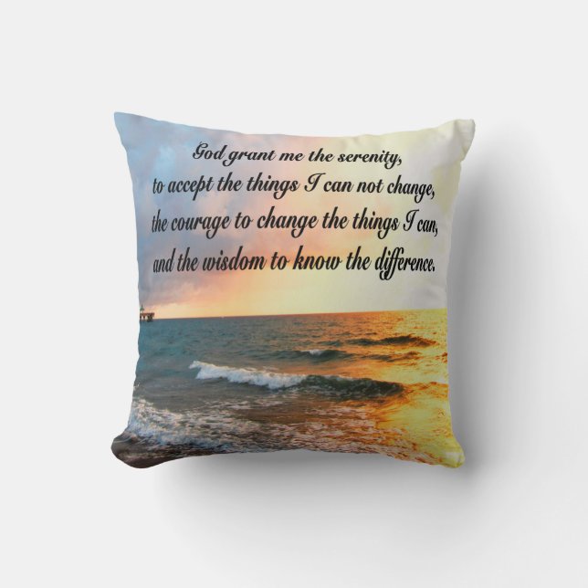 COUSSIN SERENE SERENITY PRAYER SUNRISE PHOTO (Recto)