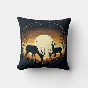 Coussin Sérénité en mouvement Inspiré par l'antilope