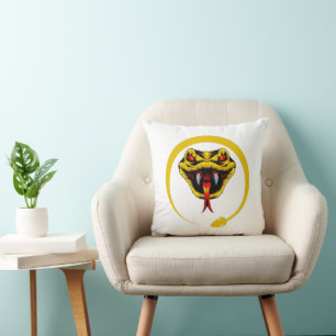 Coussin serpent, cobra