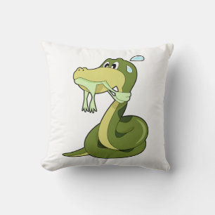 Coussin Serpent drôle