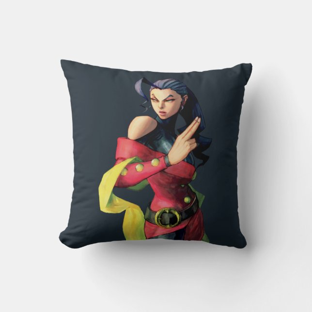 Coussin S'est levé supportant deux doigts (Recto)