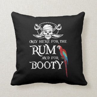 Coussin Seulement HereRum Et Booty Pirate & Parrot Pira
