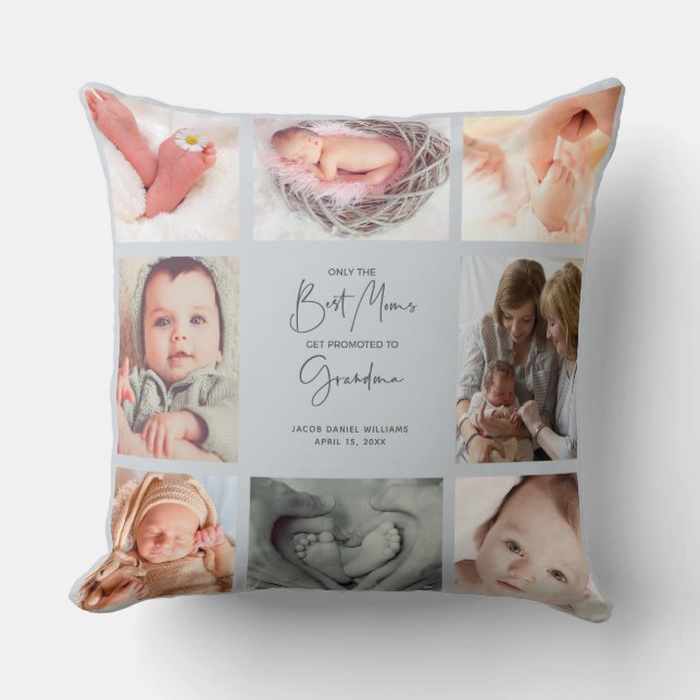 Coussin Seules les meilleures mamans sont promues à grand- (Recto)