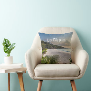 Coussin Seychelles La Digue Sunset Beach Souvenir de vacan