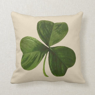 Coussin Shamrock d'Irlandais du jour de St Patrick