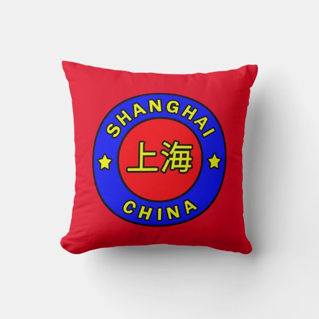 Coussin Shanghai Chine (Recto)