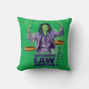 Coussin She-Hulk Scales de la justice Division du droit su