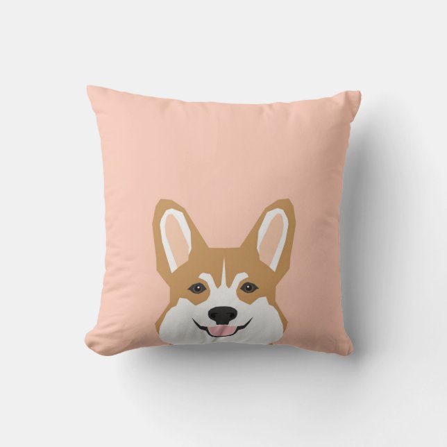Coussin Shelby - Corgi Welsh Pembroke Corgi Cute Dog (Recto)