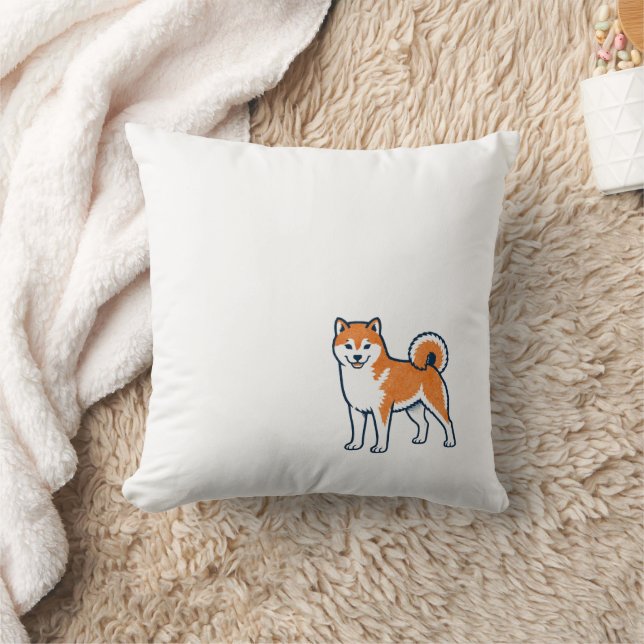Coussin Shiba Inu ー Standing (Couverture)