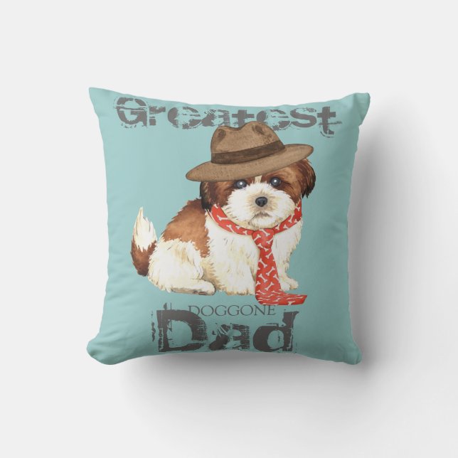 Coussin Shih Tzu Papa (Recto)