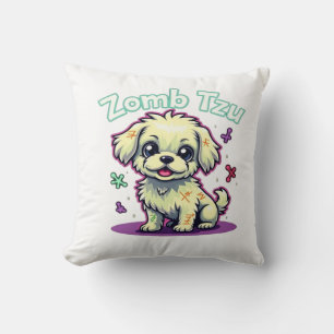 Coussin Shih Tzu Shihtzu Chien Zombie Halloween T- surdime