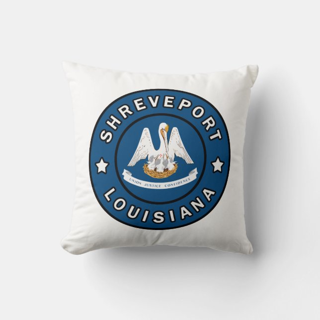 Coussin Shreveport Louisiane (Recto)