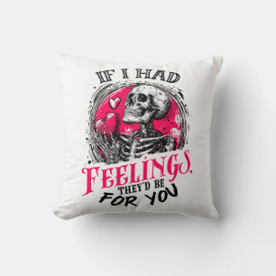Coussin Si j'avais des sentiments Ils seraient pour toi