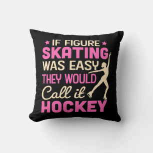Coussin Si le patinage artistique était ça s'appellerait h