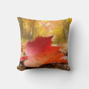 Coussin Si une feuille tombe dans une forêt...