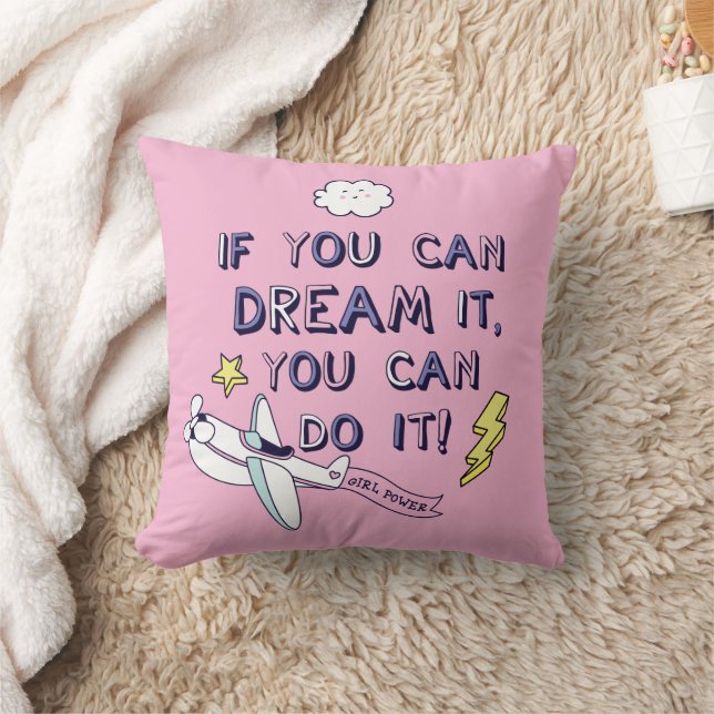 Coussin Si Vous Le Rêvez, Vous Pouvez Le Faire (Couverture)