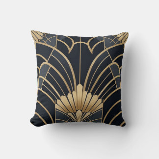 Coussin Siècle 2 - Mélange Motif Art Déco Jeu d'oreiller