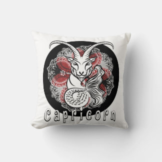 Coussin signe capricorn zodiac design par chennai Indipup