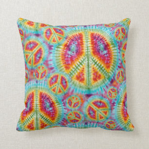 Coussin Signe de Paix Hippie
