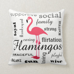 Coussin Signification Flamant rose