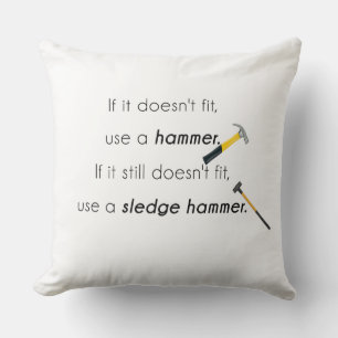 Coussin S'il ne rentre pas,