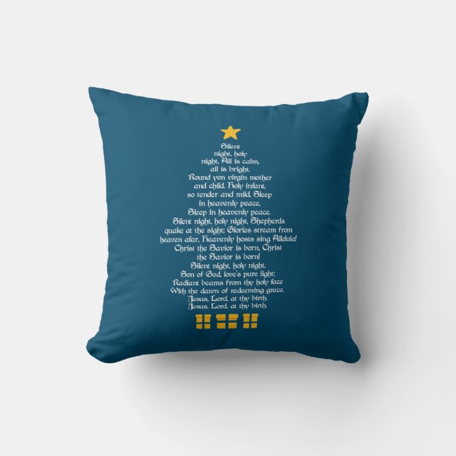 Coussin Silent Night (Recto)