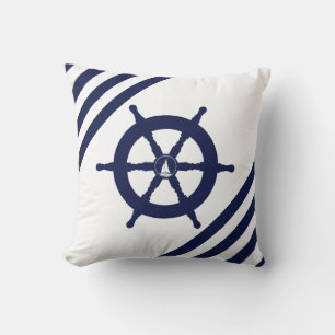 Coussin Silhouette/bande de roue/voilier du navire nautiqu