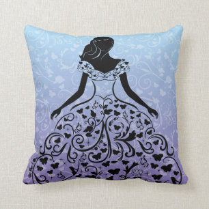 Coussin Silhouette de Cendrillon
