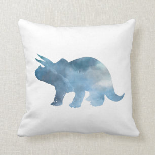 Coussin Silhouette de dinosaure (Triceratops)
