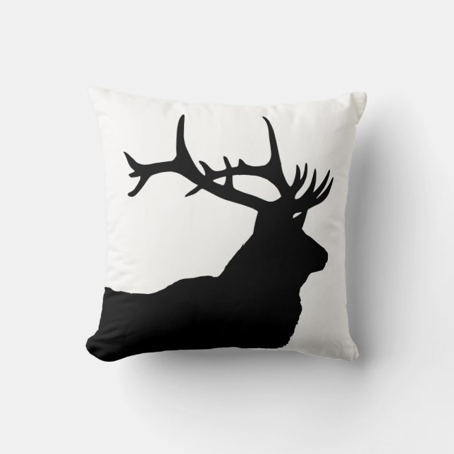 Coussin Silhouette de la tête d'elfe (Recto)