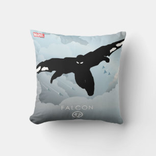 Coussin Silhouette héroïque de Falcon