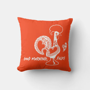 Coussin Silhouette Moderne Du Coq Portugais