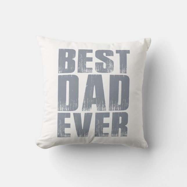 Coussin Simple meilleure Fête des pères papa jamais | Orei (Recto)