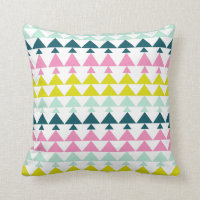 Simple mignon Motif géométrique Pink Mint Chartreu