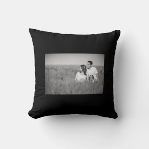 Coussin Simple minimal ajoutez votre photo texte scintille