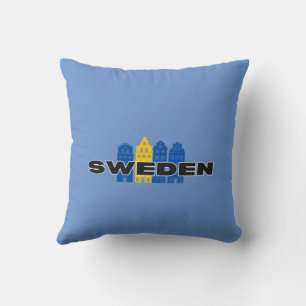 Coussin Simple Moderne Suède Pays Suédois Drapeau Souvenir
