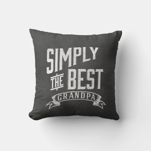 Coussin Simplement le meilleur grand-papa (Recto)