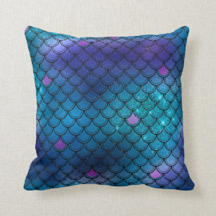 Coussin Sirène Parties scintillant