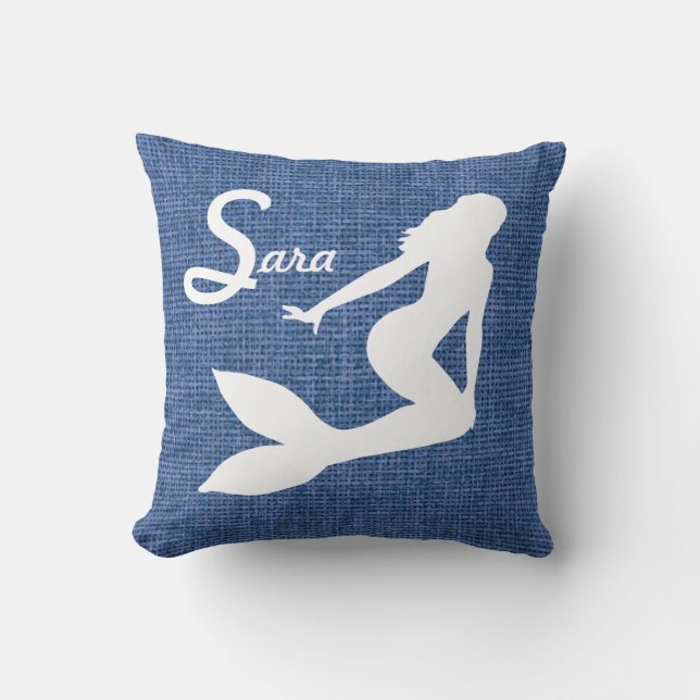 Coussin Sirène personnalisée (Recto)