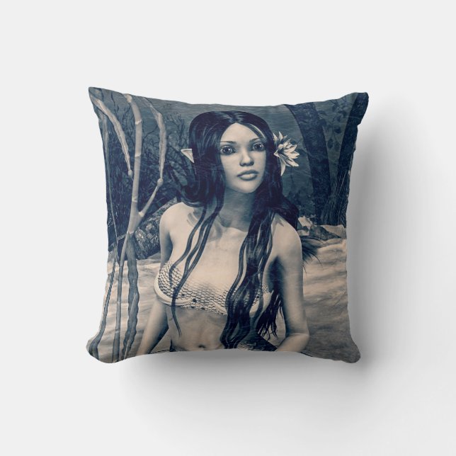 Coussin Sirène Rétro (Recto)