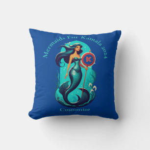 Coussin Sirènes pour Kamala 2024 Thunder_Cove
