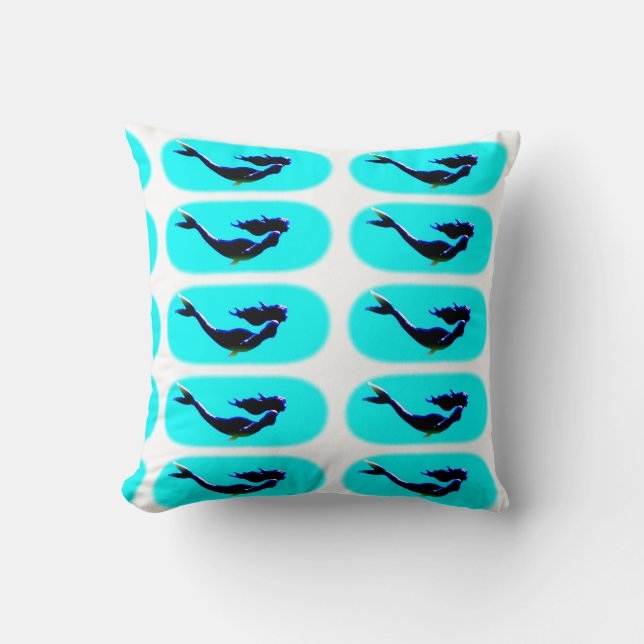 Coussin sirènes sous-marines (Recto)