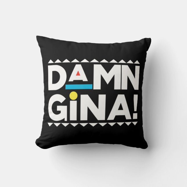 Coussin Sitcom Urban 90s Martin Afro TV Show (Recto)
