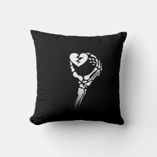 Coussin Skeleton Coeur de main