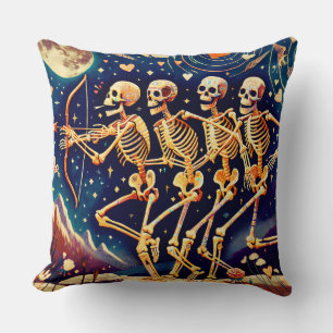 Coussin Skeleton Couple Valentine's Day