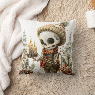 Coussin Skeleton de Noël