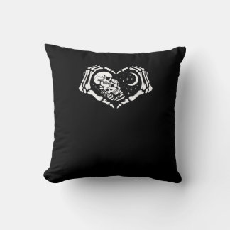 Coussin Skeletons Mains de coeur