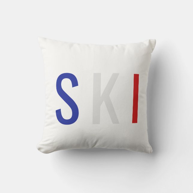 Coussin Ski (Recto)