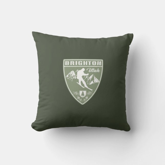 Coussin Ski Brighton Utah (Recto)